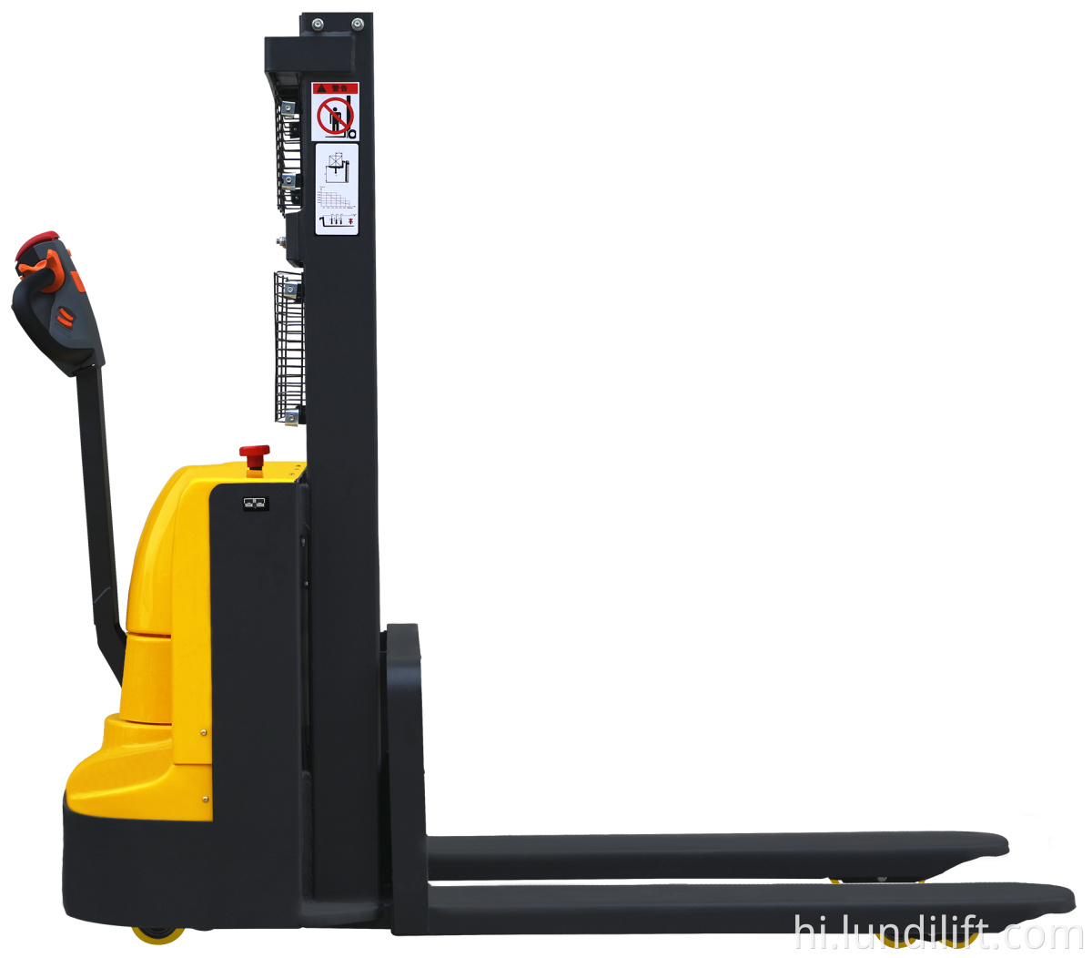 1.5T/3.5M use electric self loading warehouse forklift